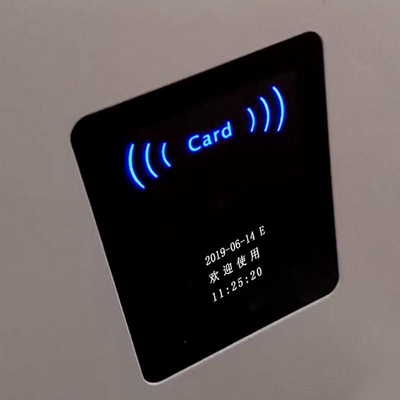 二維碼門禁含OLED顯示屏，可顯示日期、開門狀態(tài)等